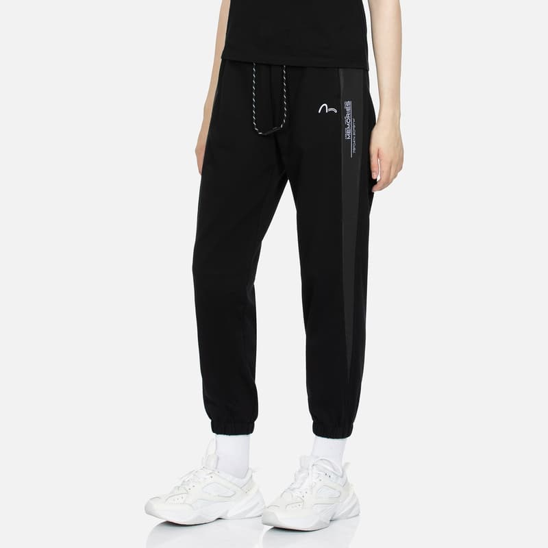 Штаны EVISU Повседневные штаны Женские Черные - изображение 3