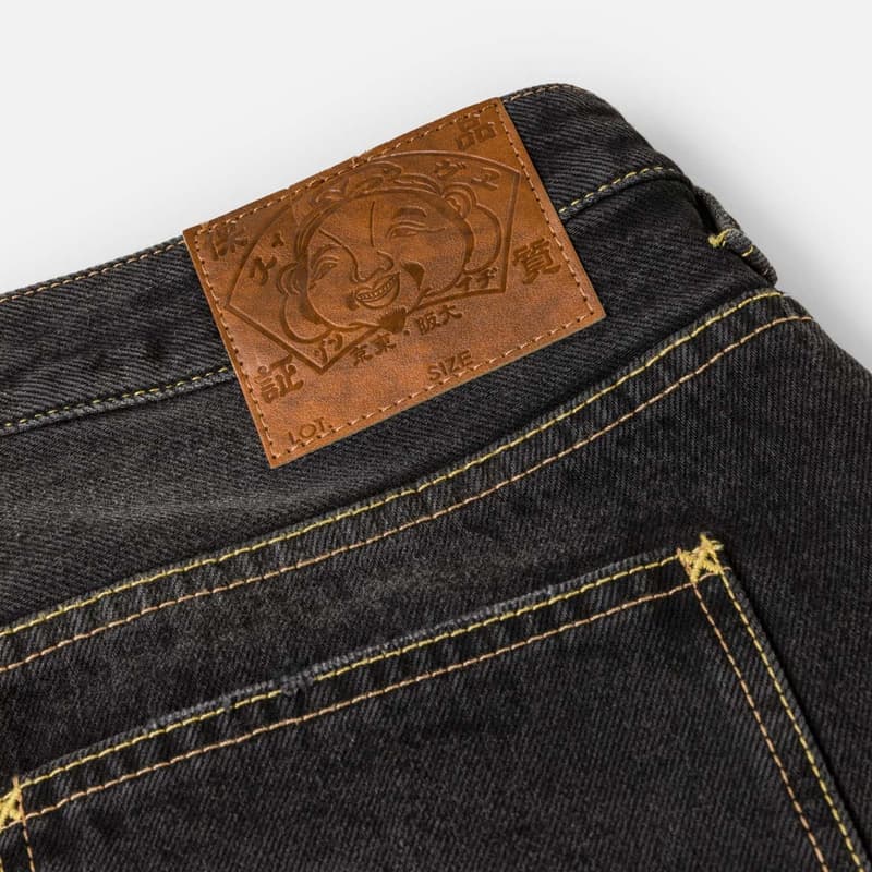 Джинсовые шорты Evisu Denim Черные Мужские Джинсовые Шорты - изображение 6