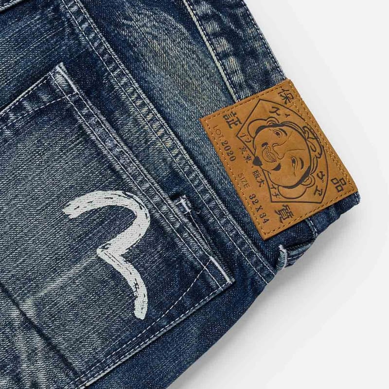 Штаны Evisu Джинсовый Синий Мужские Джинсы - изображение 8