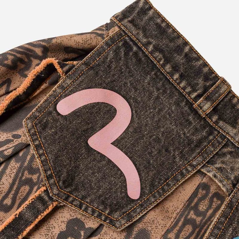 Юбка Evisu Повседневные короткие юбки для женщин - изображение 6
