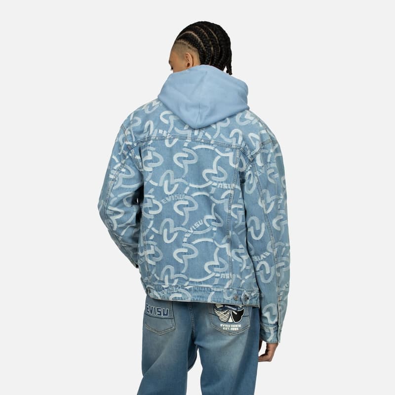 Джинсовая куртка EVISU SS24 - изображение 4