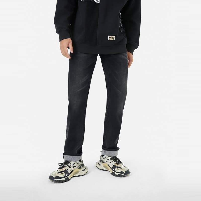 Штаны EVISU 2024 Осенне-зимние джинсы мужские - изображение 4
