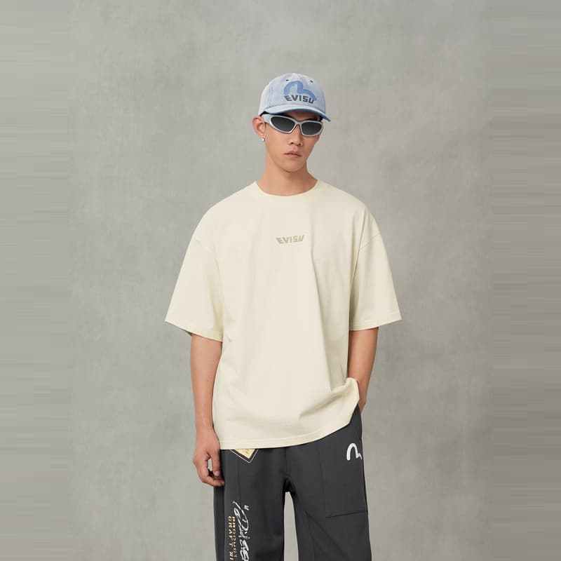 Футболка EVISU Мужские T-рубашки - изображение 4