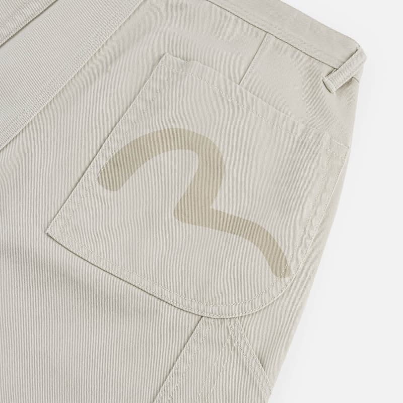 Штаны EVISU Экрю Мужской Повседневные брюки - изображение 5