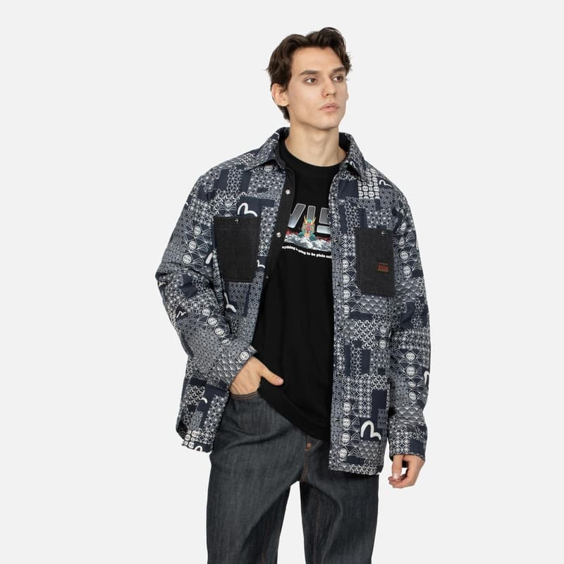 Зимняя куртка пуховик EVISU AW23 - изображение 3