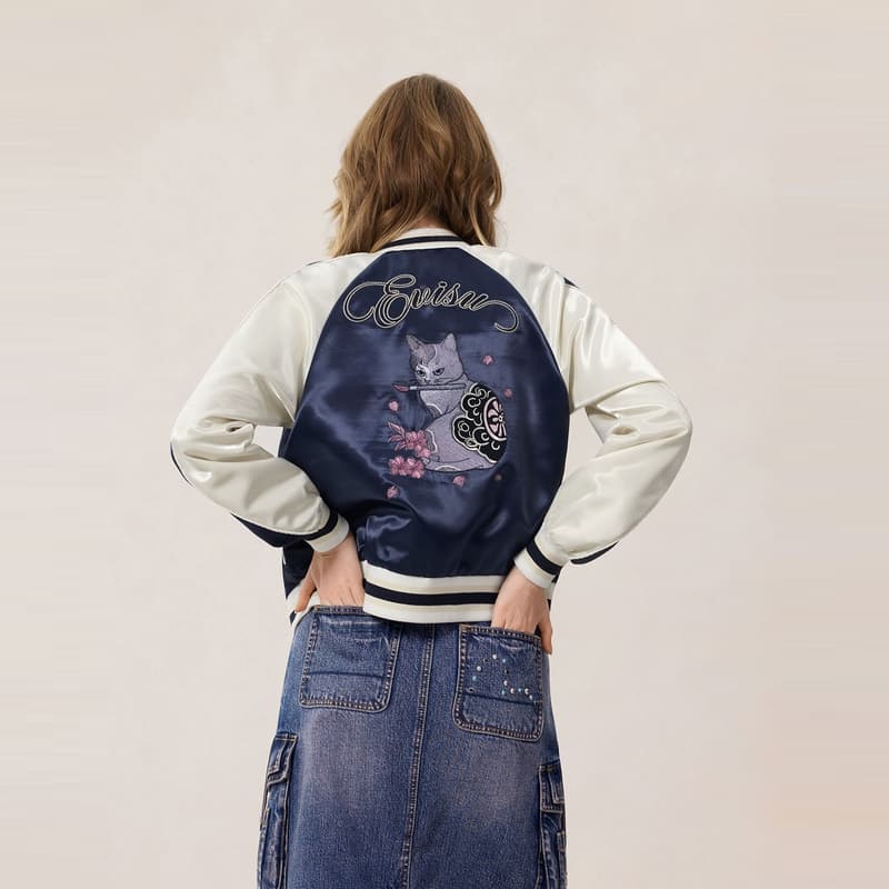 Куртка EVISU Темно-синие женские куртки - изображение 3