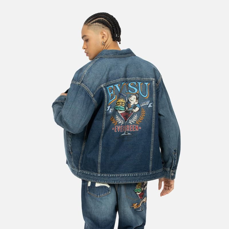 Джинсовая куртка EVISU SS24 - изображение 3
