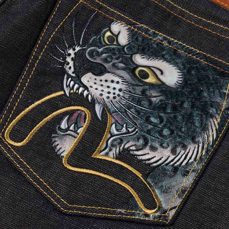 Джинсовые шорты EVISU Джинсовые синие мужские джинсовые шорты - изображение 5