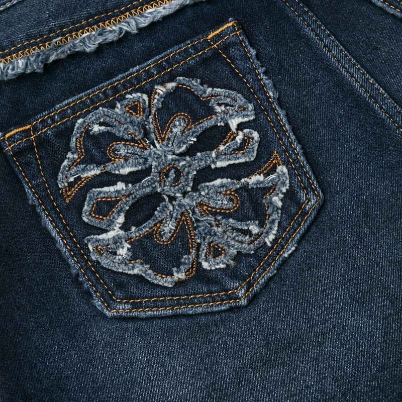 EVISU Джинсовые синие женские джинсовые шорты - изображение 6