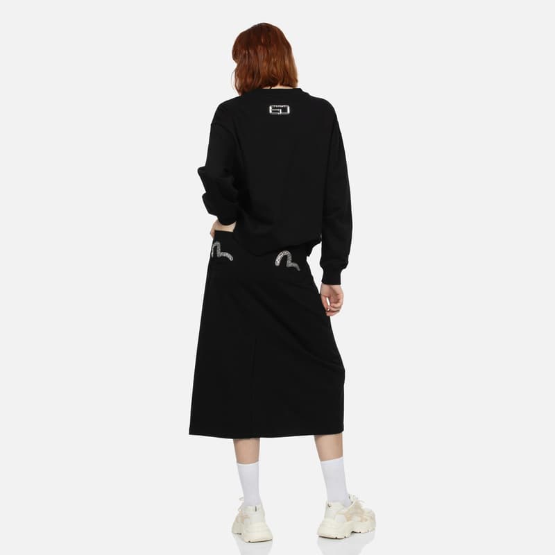 Юбка EVISU Повседневная длинная юбка женская - изображение 6