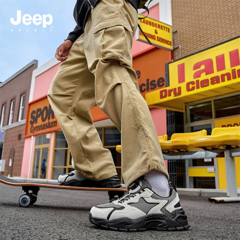 Кроссовки JEEP SPIRIT Амортизация Высота Увеличение Поддержка Устойчивость к износу Легкость Противоскользящий - изображение 8