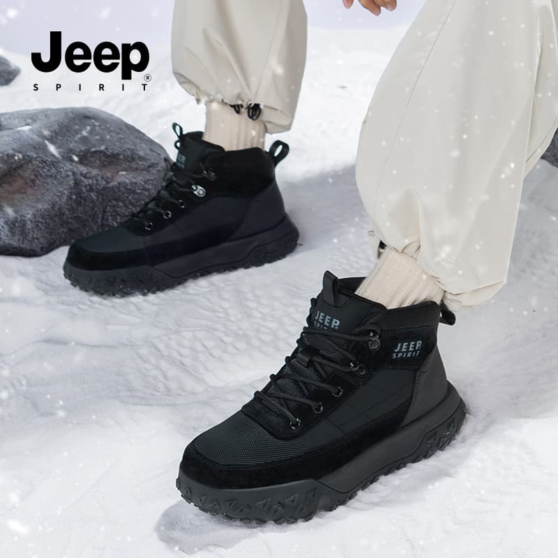 Ботинки зимние JEEP SPIRIT Snow Boots Graphite Black - изображение 9