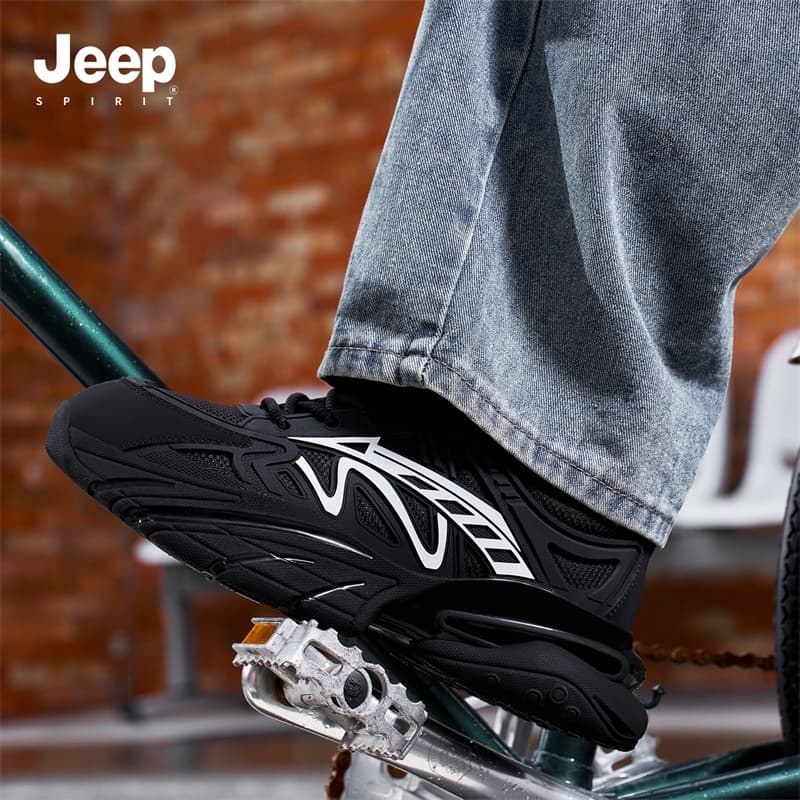 Кроссовки JEEP SPIRIT Амортизация Противоскользящие Устойчивые к истиранию Поддержка Легкие Увеличение Высоты Низкие Кеды - изображение 7