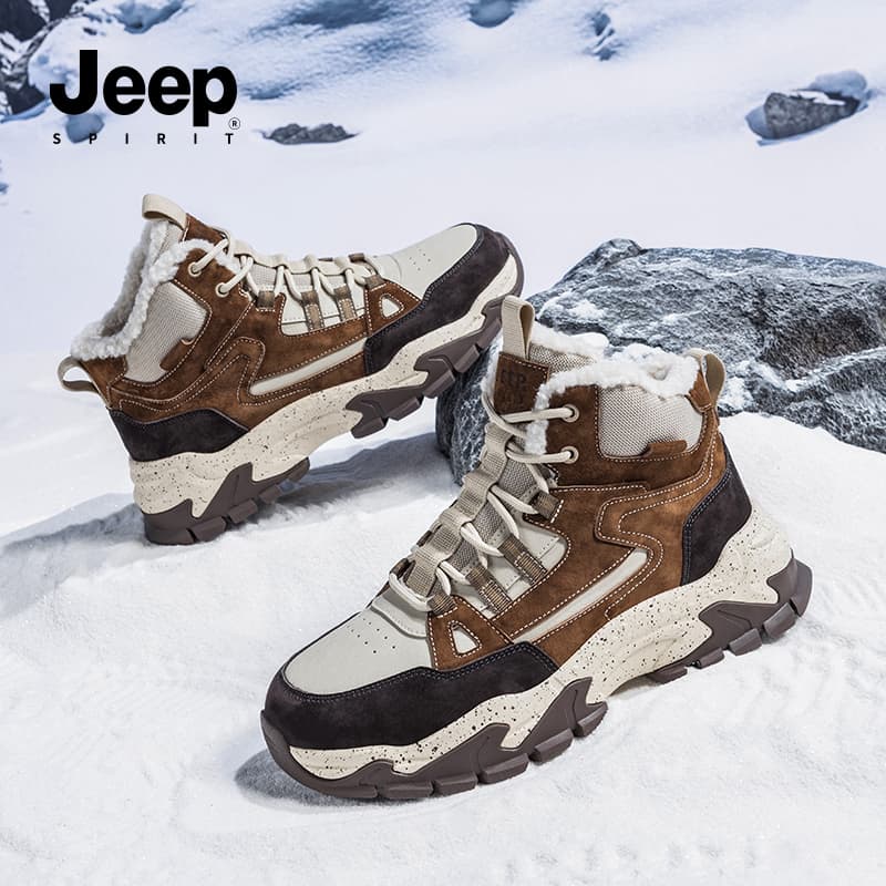 Кроссовки JEEP SPIRIT Outdoor Commute Покрытие увеличивающее высоту устойчивое к истиранию водонепроницаемое термическое - изображение 6