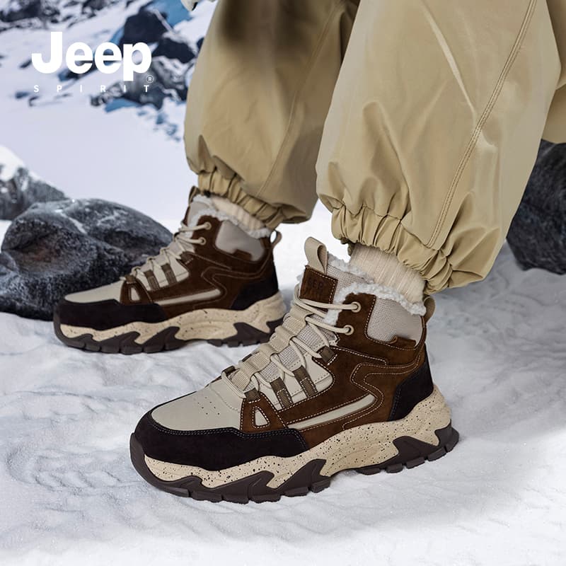 Кроссовки JEEP SPIRIT Outdoor Commute Покрытие увеличивающее высоту устойчивое к истиранию водонепроницаемое термическое - изображение 8