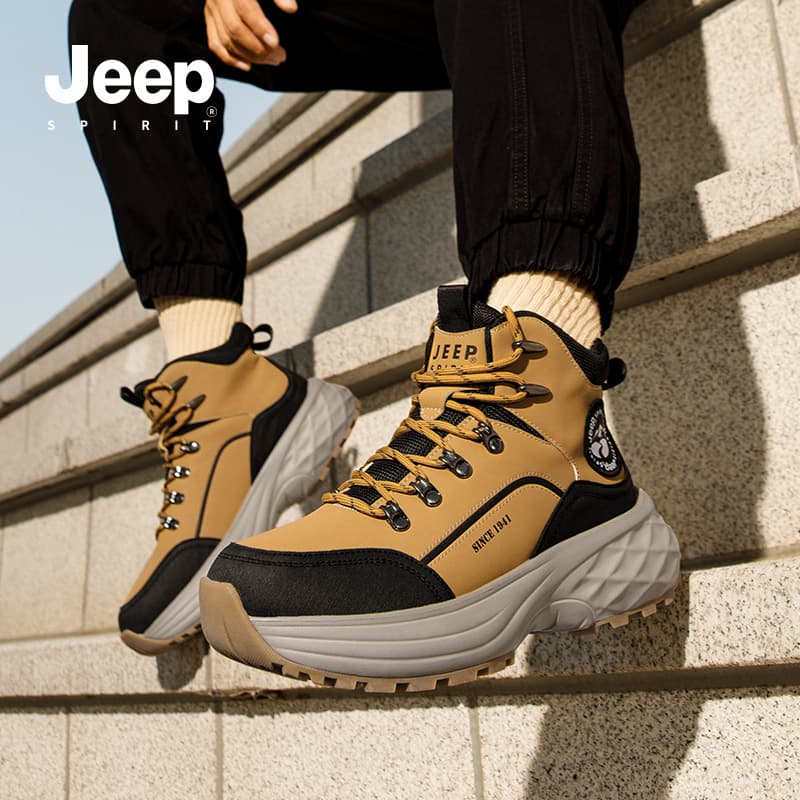 Кроссовки JEEP SPIRIT Амортизация устойчивость к истиранию легкий термический увеличивающий высоту - изображение 6