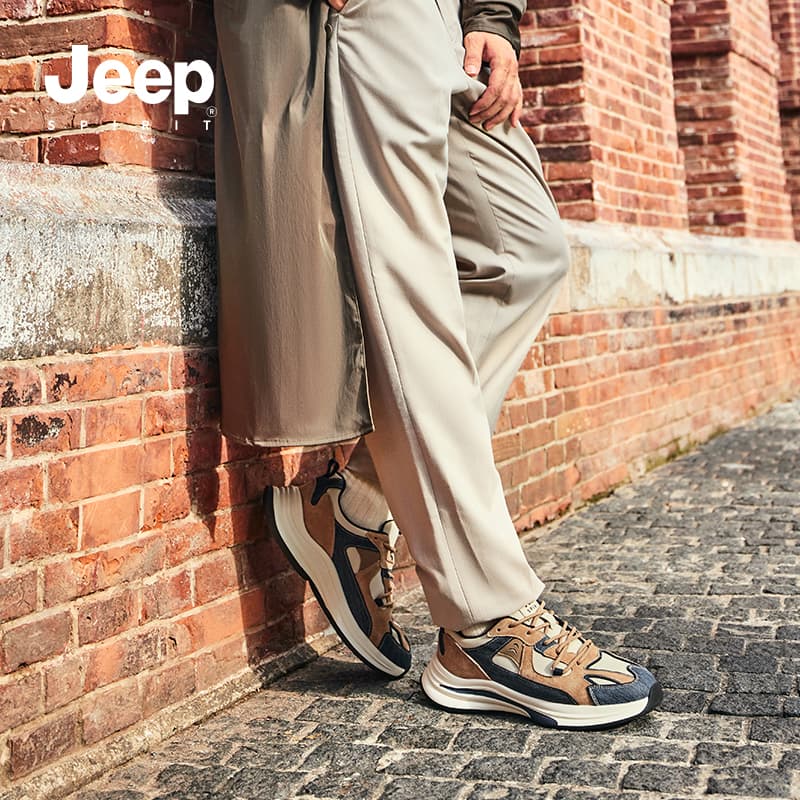 Кроссовки JEEP SPIRIT Низкий топ Повседневная обувь Мужская Тропический оранжевый - изображение 8