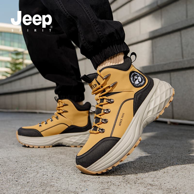 Кроссовки JEEP SPIRIT Амортизация устойчивость к истиранию легкий термический увеличивающий высоту - изображение 5