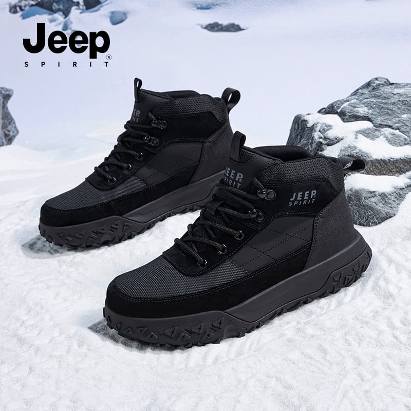Ботинки зимние JEEP SPIRIT Snow Boots Graphite Black - изображение 8