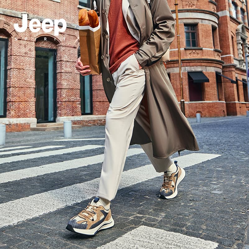 Кроссовки JEEP SPIRIT Низкий топ Повседневная обувь Мужская Тропический оранжевый - изображение 7