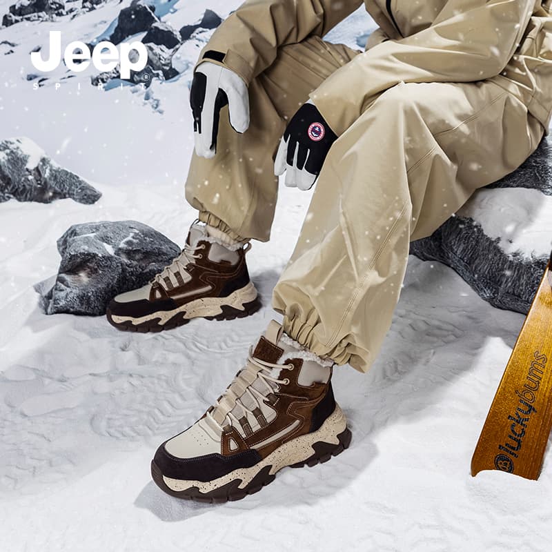 Кроссовки JEEP SPIRIT Outdoor Commute Покрытие увеличивающее высоту устойчивое к истиранию водонепроницаемое термическое - изображение 5