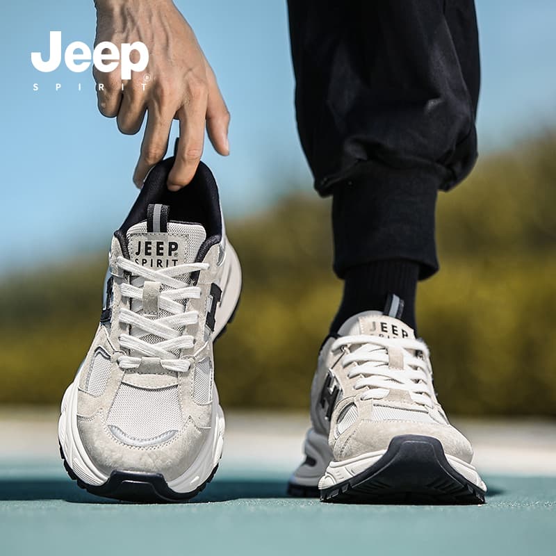 Кроссовки JEEP SPIRIT Низкий топ массивные кроссовки мужские светло-песочный - изображение 8
