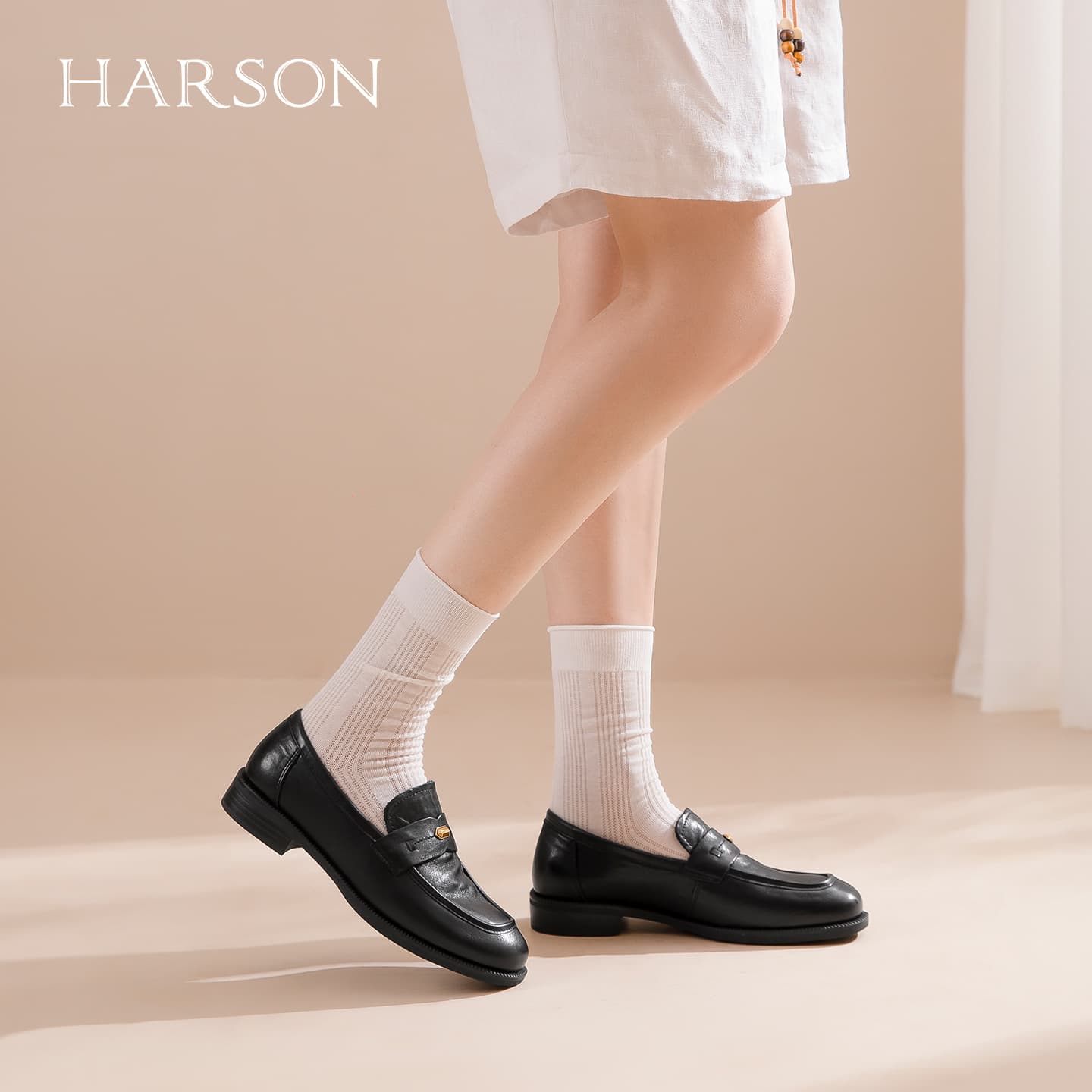 Лоферы HARSON Лоферы Черные Женские - изображение 6