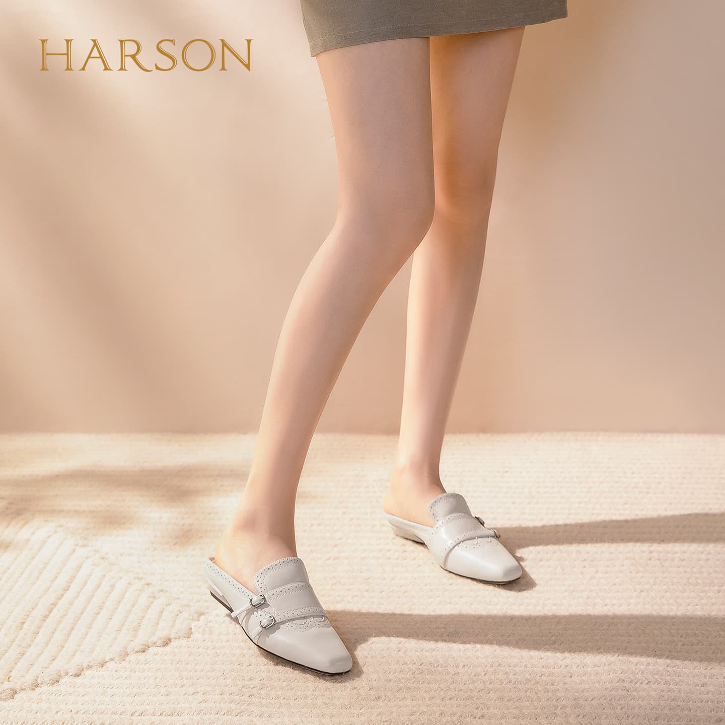 Сандалии HARSON Закрытые тапочки для женщин - изображение 6