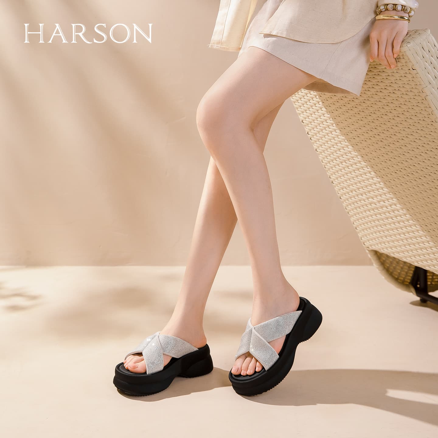 Сандалии HARSON Шлепанцы Женские - изображение 5