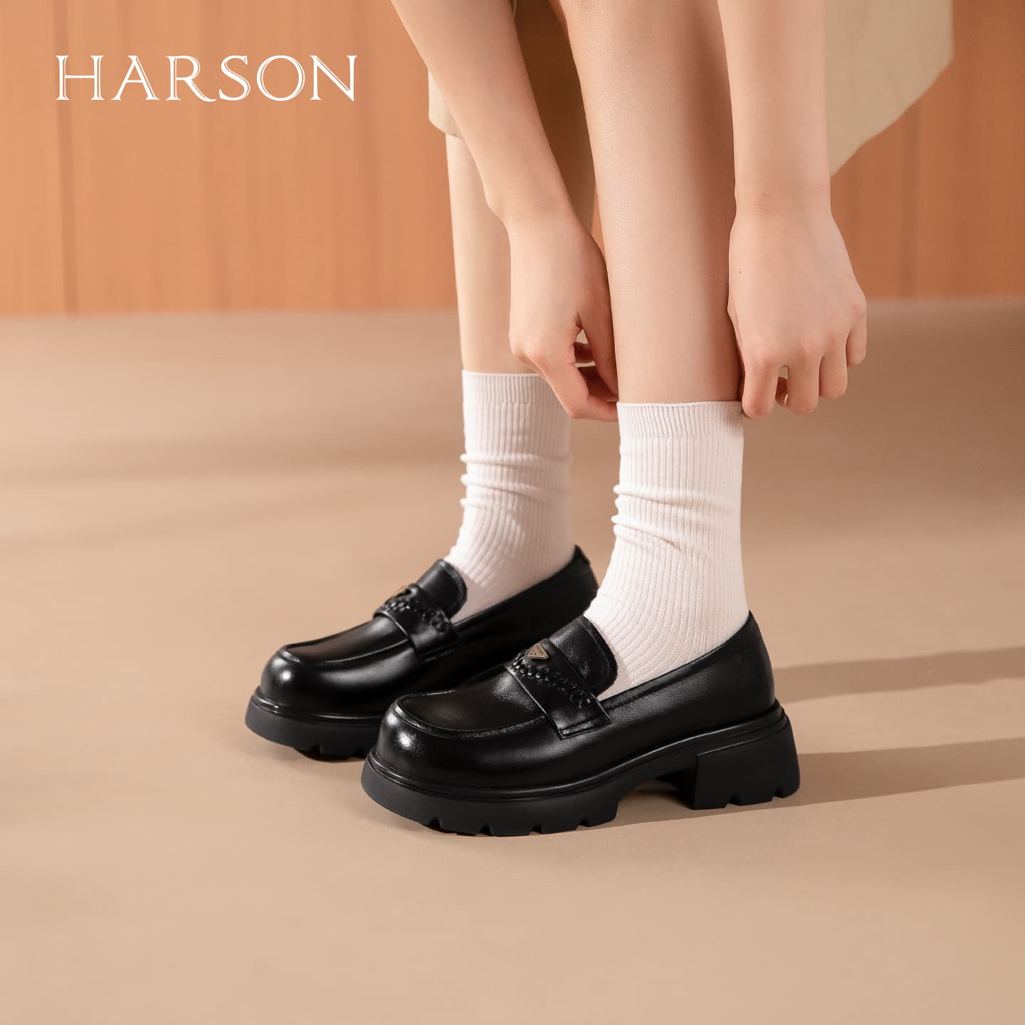 Лоферы HARSON Лоферы Черные Женские - изображение 5