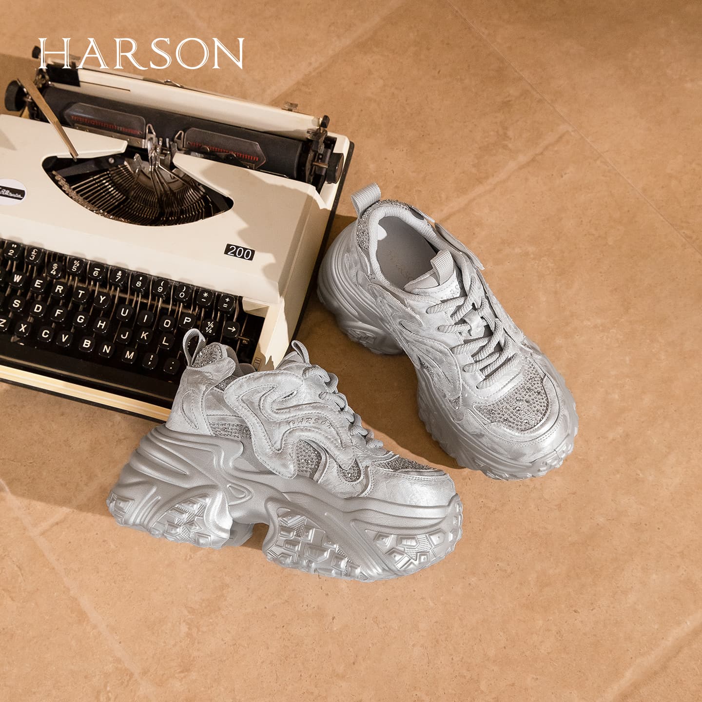 Кроссовки HARSON Chunky Sneakers Low Top Женские - изображение 14