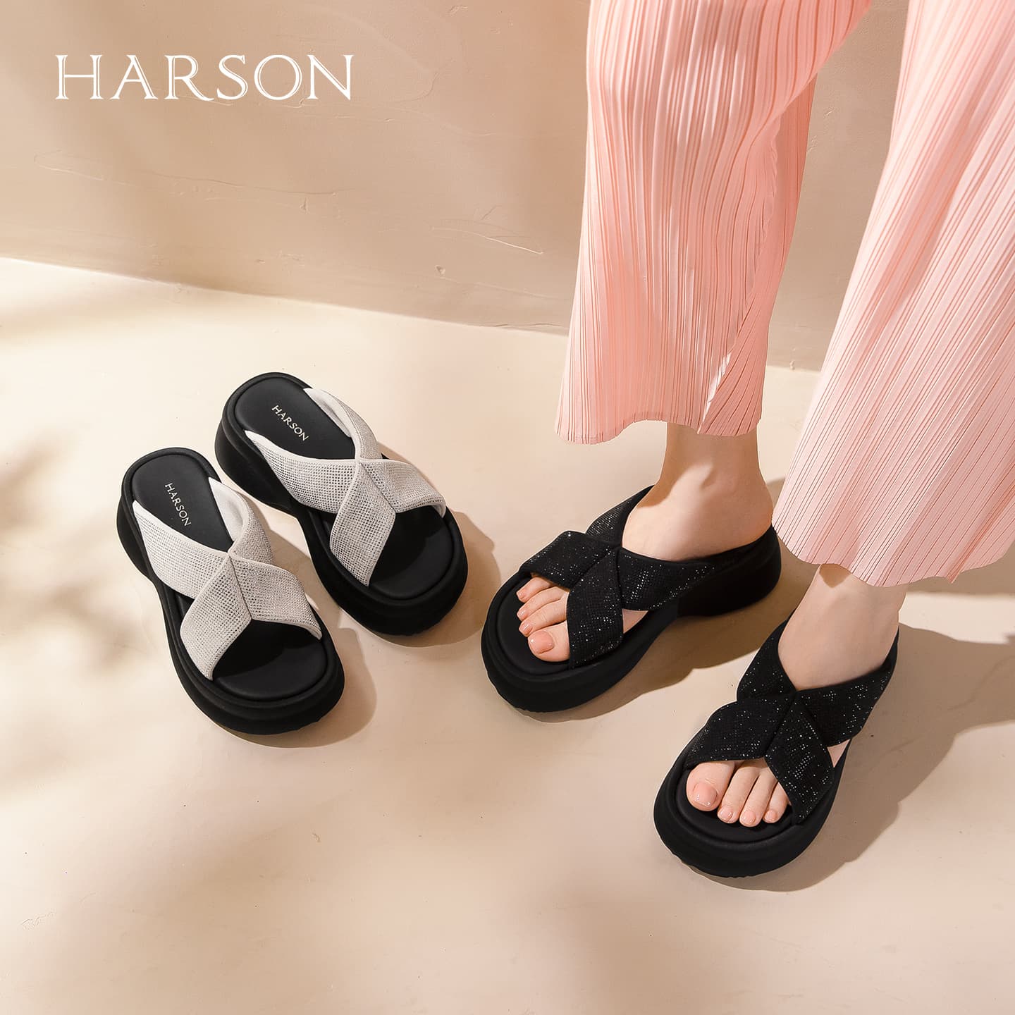 Сандалии HARSON Шлепанцы Женские - изображение 6