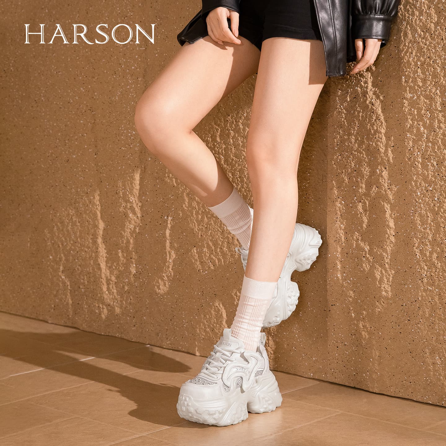 Кроссовки HARSON Chunky Sneakers Low Top Женские - изображение 9