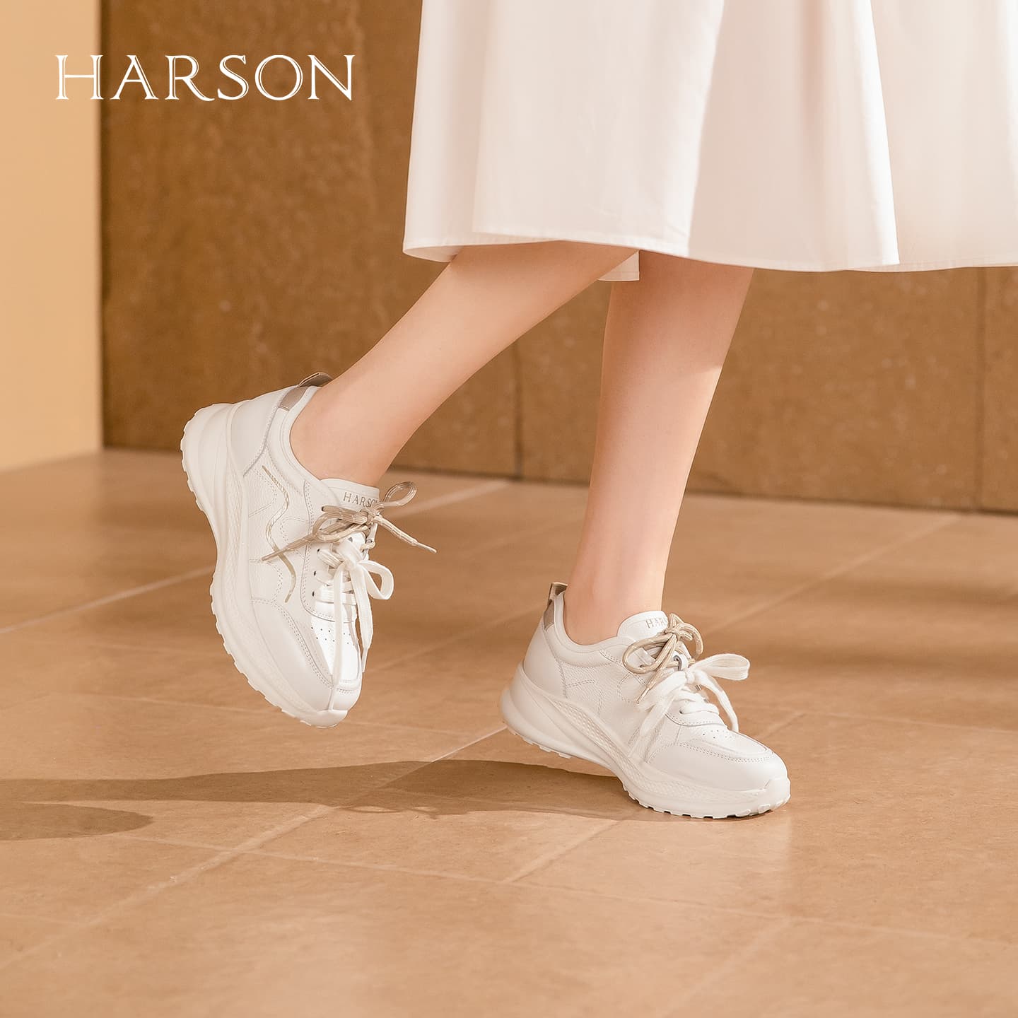 Кроссовки HARSON Chunky Sneakers Low Top Women's - изображение 4