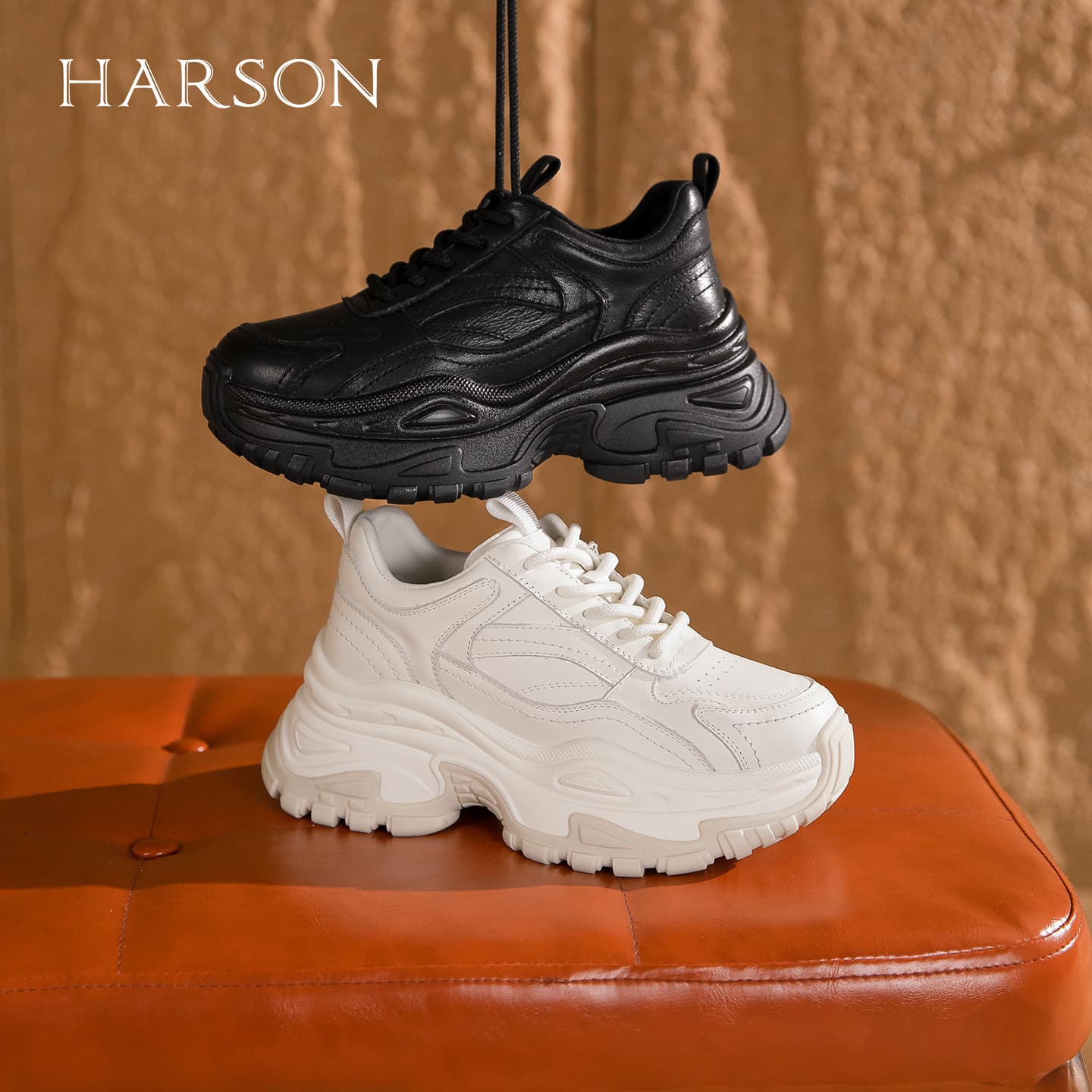 Кроссовки HARSON Chunky Sneakers Low Top Женские - изображение 7