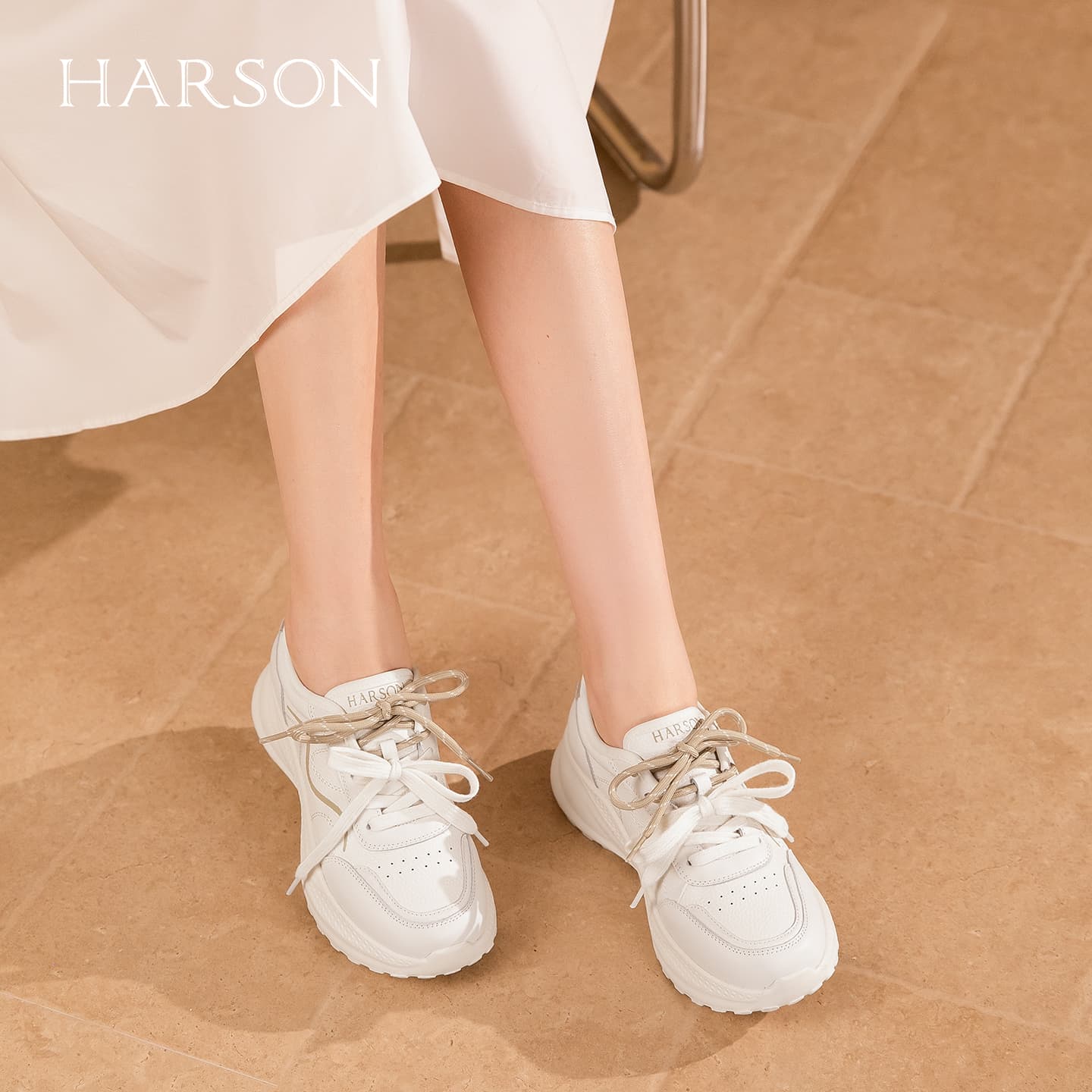 Кроссовки HARSON Chunky Sneakers Low Top Women's - изображение 5