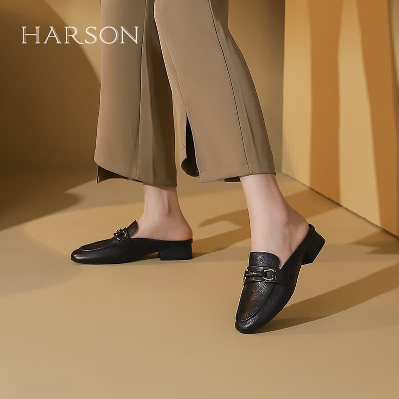 Сандалии HARSON Женские тапочки с закрытым носком - изображение 3