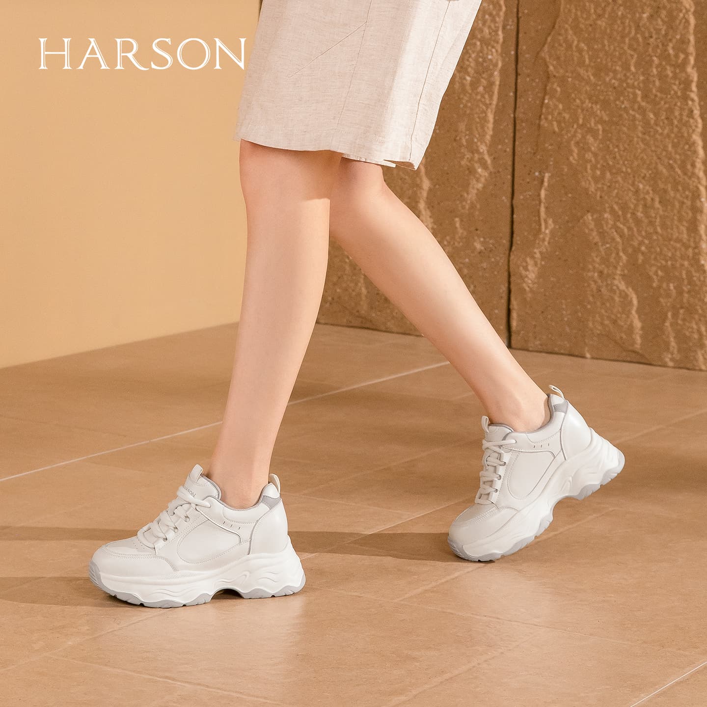 Кроссовки HARSON Chunky Sneakers Low Top Women's - изображение 6