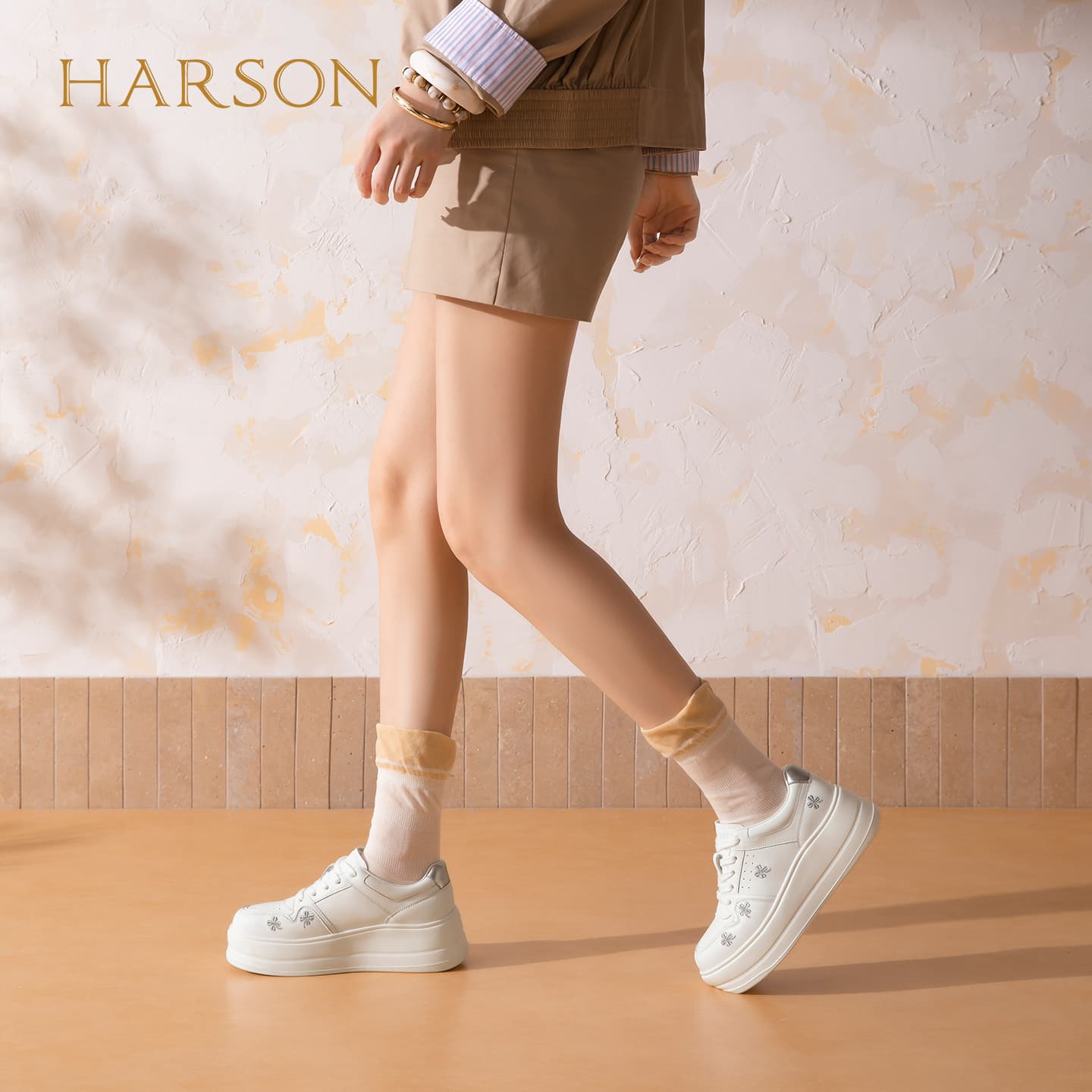 Кроссовки HARSON Кеды для скейтбординга Low Топ Женские - изображение 5