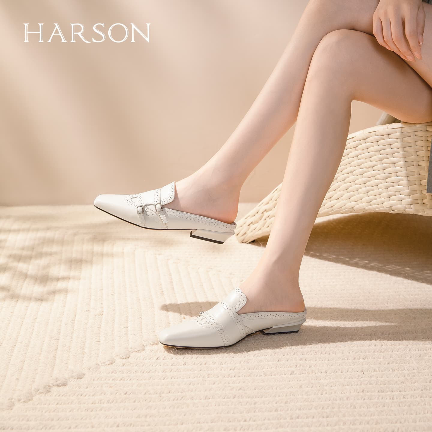 Сандалии HARSON Закрытые тапочки для женщин - изображение 4