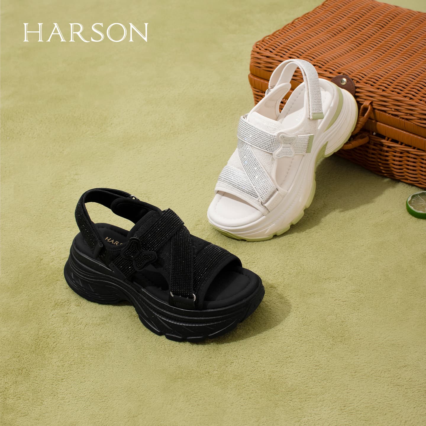 Шлёпанцы HARSON One Шнуровка Сандалии Женские - изображение 6