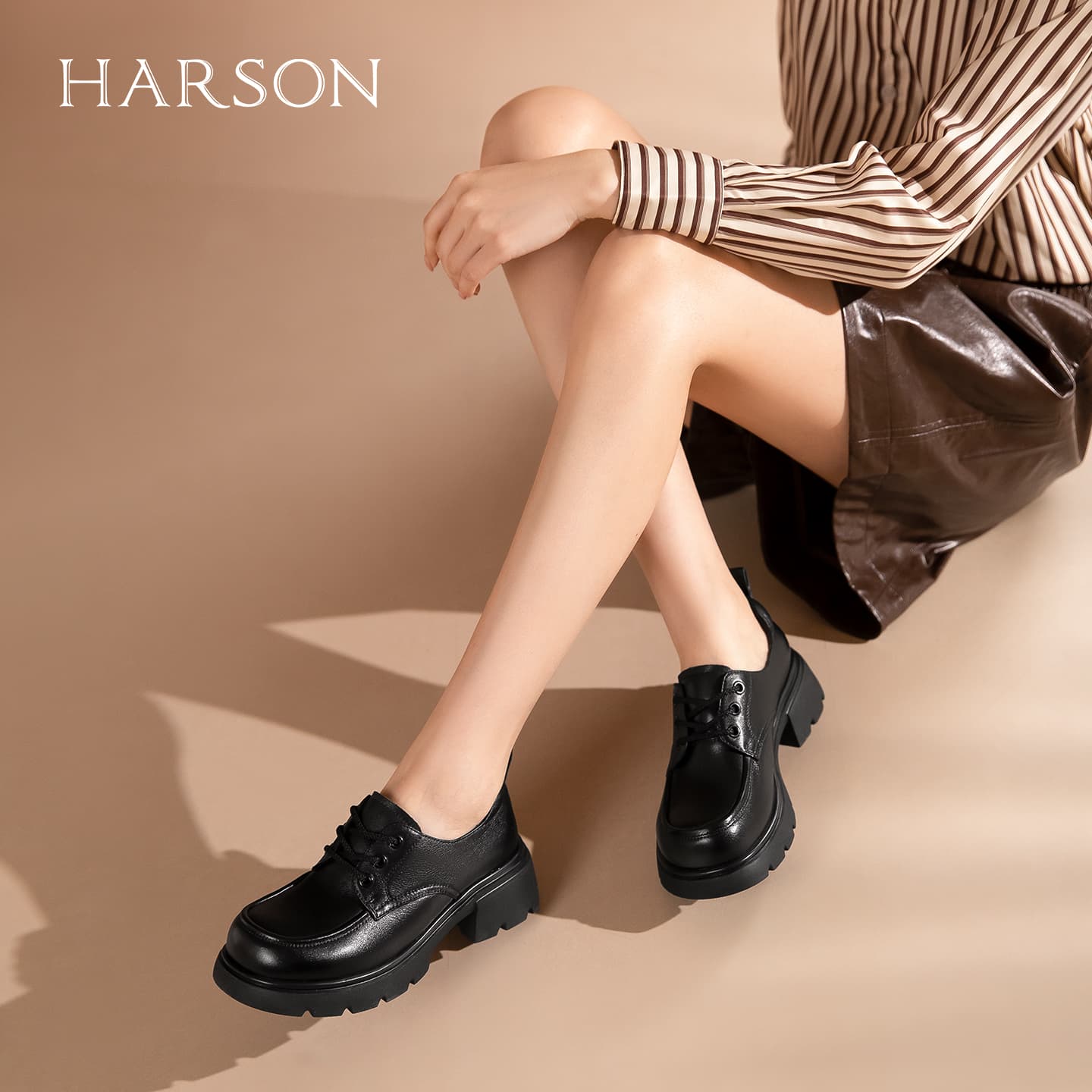 Лоферы HARSON Лоферы Черные Женские - изображение 5