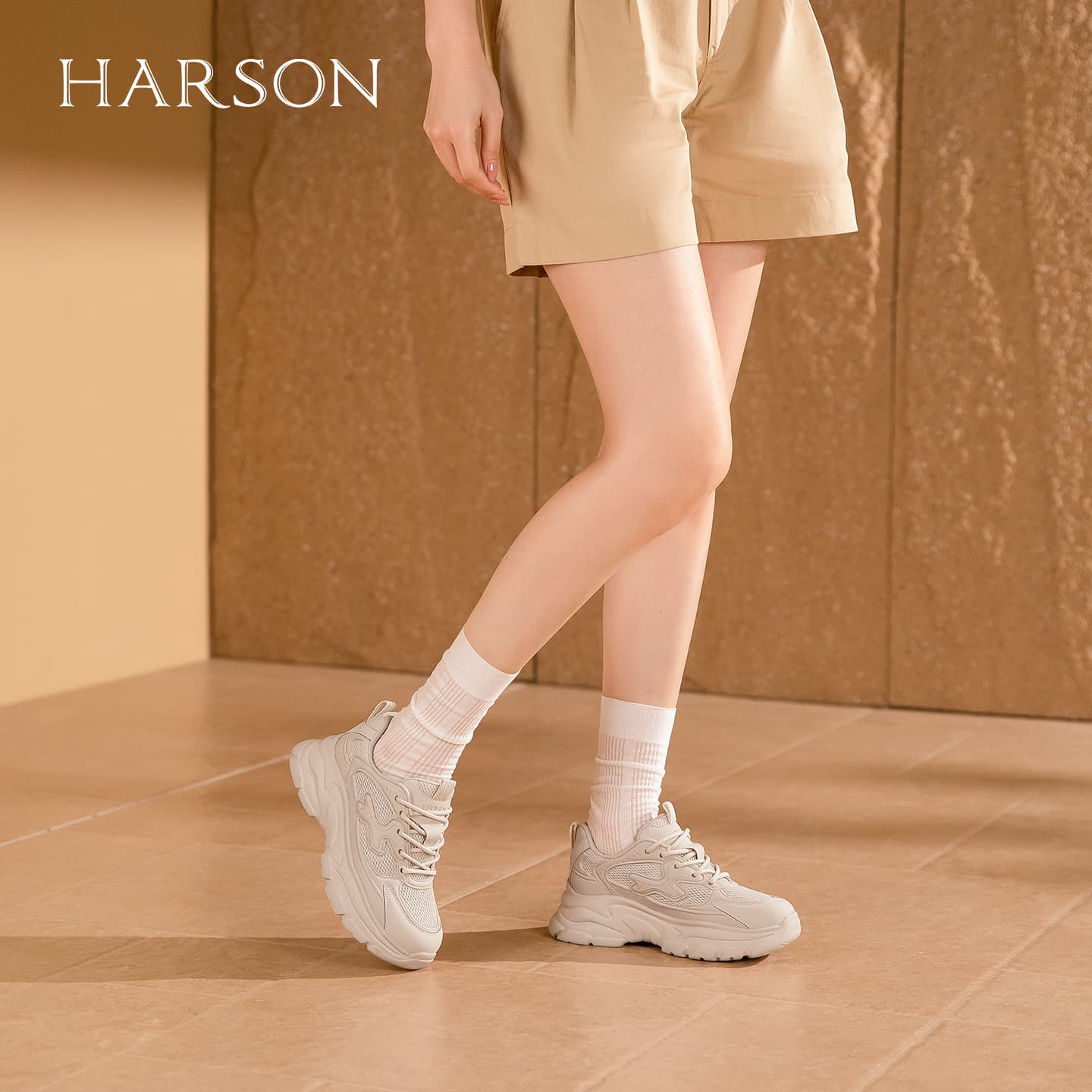 Кроссовки HARSON Chunky Sneakers Low Top Women's - изображение 6