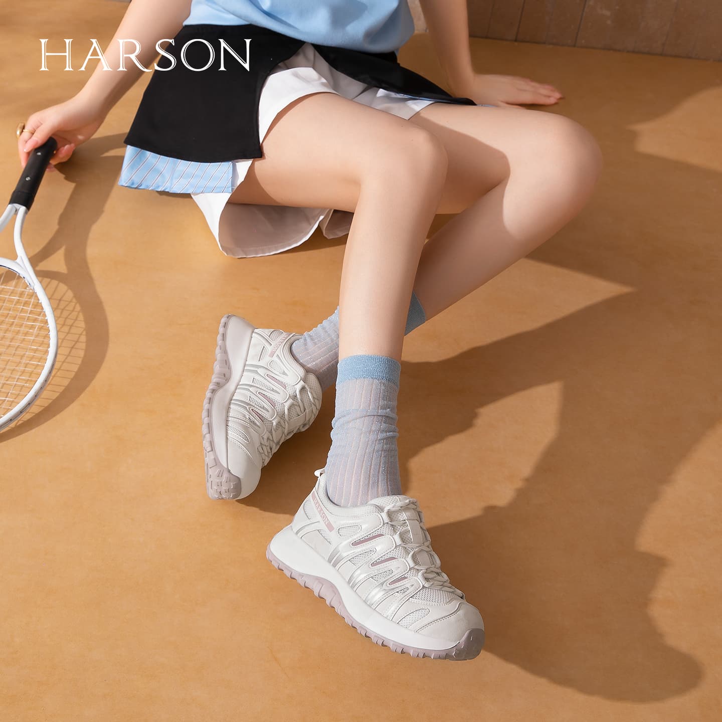 Кроссовки HARSON Массивные кроссовки Low Топ Женские - изображение 5