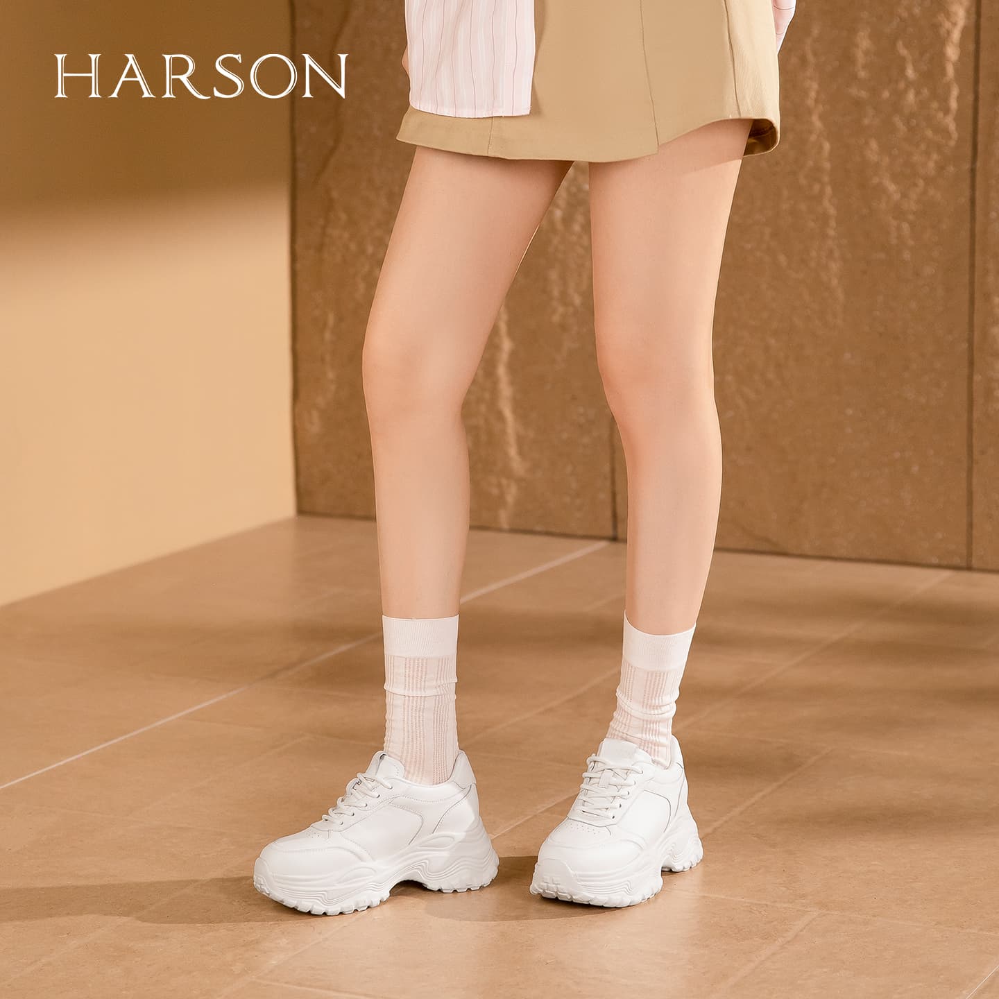 Кроссовки HARSON Chunky Sneakers Low Top Женские - изображение 6