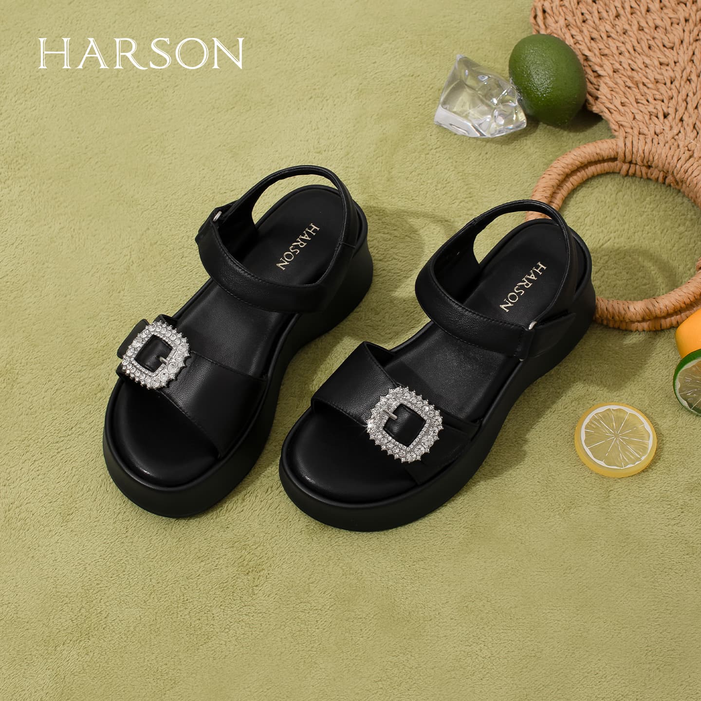 Шлёпанцы HARSON one Шнурованные Сандалии Женские - изображение 4