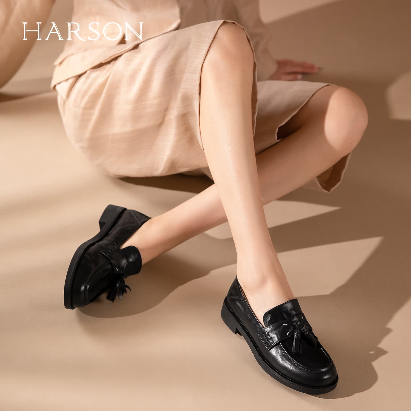 Лоферы HARSON Лоферы Черные Женские - изображение 5