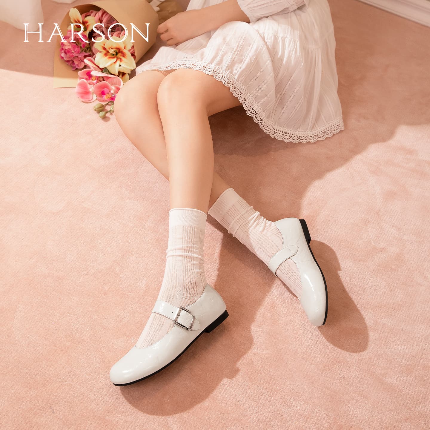 HARSON Туфли Мэри Джейн Low Топ Женские - изображение 6