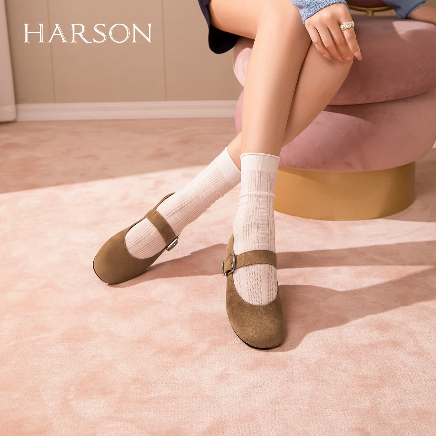 HARSON Туфли Мэри Джейн Low Топ Женские - изображение 4