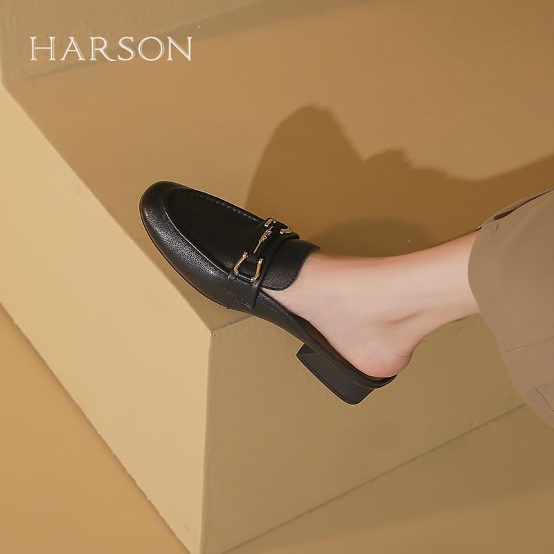 Сандалии HARSON Женские тапочки с закрытым носком - изображение 2